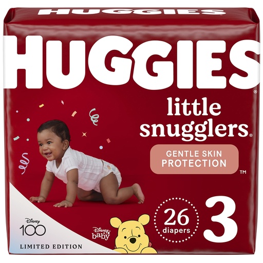 HUGGIES Little Snugglers - Taille 3 - 26 couches