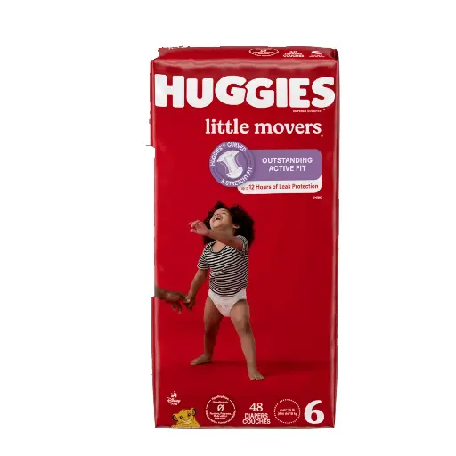 HUGGIES Little Movers - Taille 6 - 48 couches